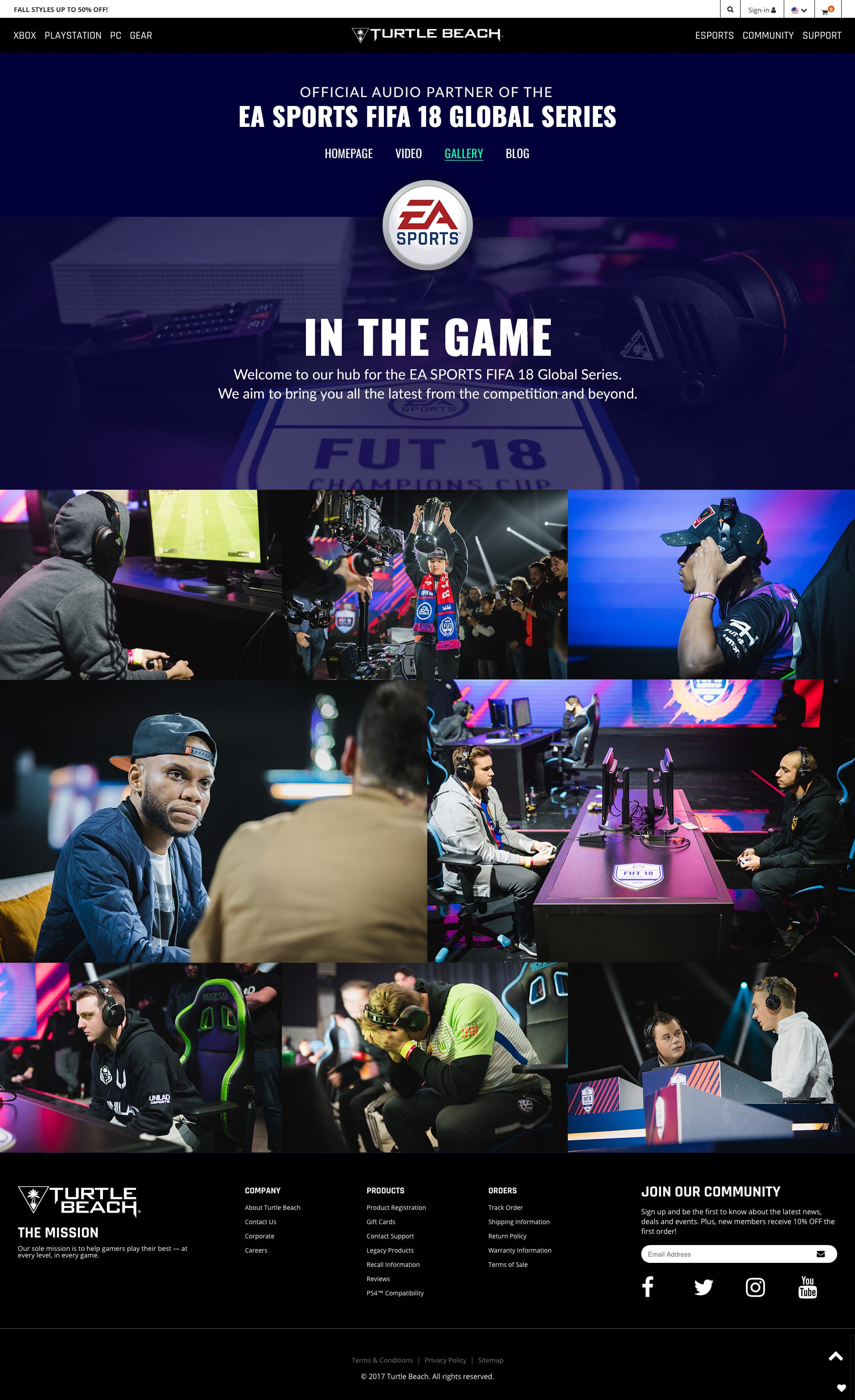 Turtle Beach | FIFA Partnership Page